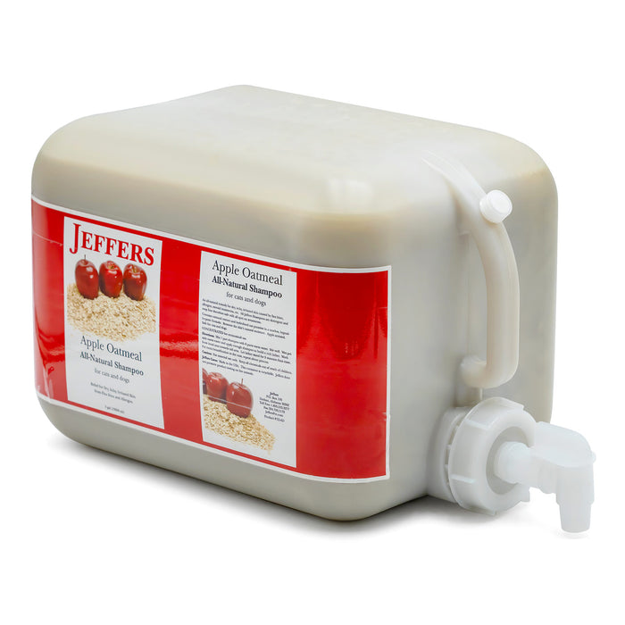 Jeffers Pet Apple Oatmeal All-Natural Hypoallergenic Dry Skin Shampoo for Dogs and Cats