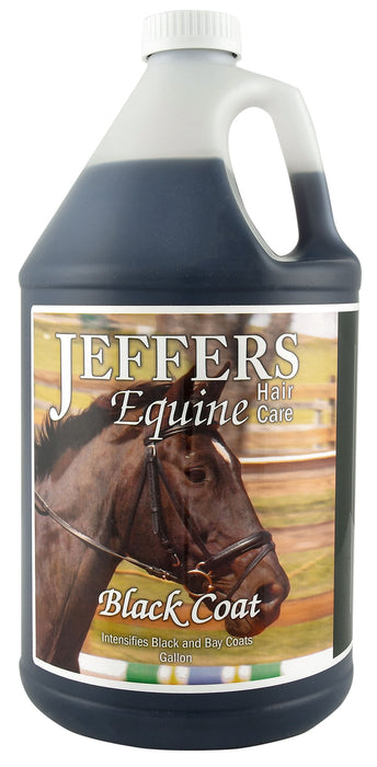 Jeffers Black Coat Shampoo for Horses - Black Coat Shampoo, gallon  