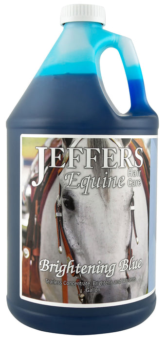 Brightening Blue Shampoo for Horses - Brightening Blue Shampoo, gallon  