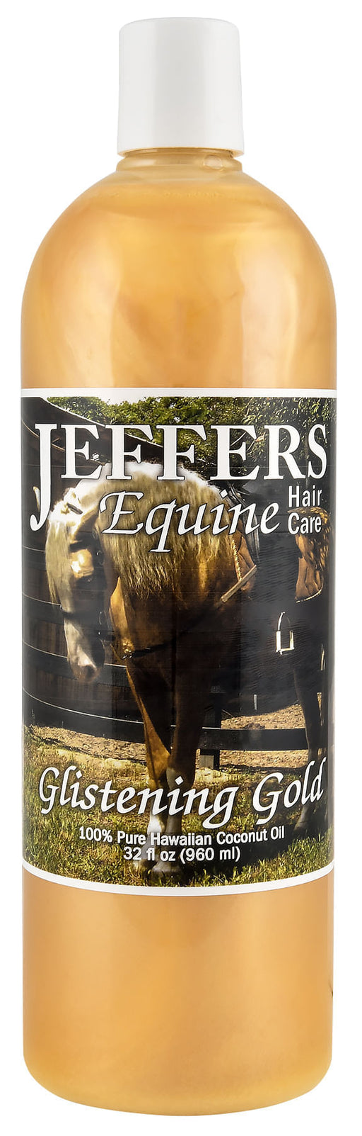 Jeffers Glistening Gold Shampoo for Horses - Glistening Gold Shampoo, 32 oz  