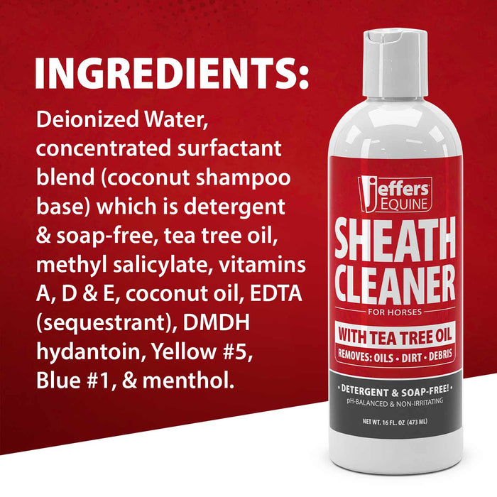 Jeffers Equine pH Balanced Sheath Cleaner with Tea Tree Oil for Horses