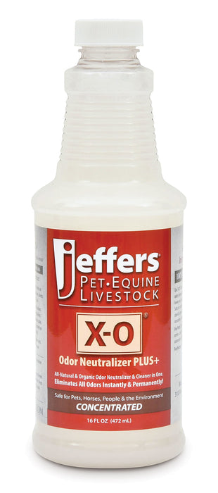 X-O Odor Neutralizer Plus+ by Jeffers - X-O Odor Neutralizer Plus, 16 oz Concentrate  