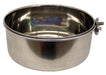 SS Coop Cup Bowl w/ Clamp Holder, 30 oz - Stainless Steel 30 oz 