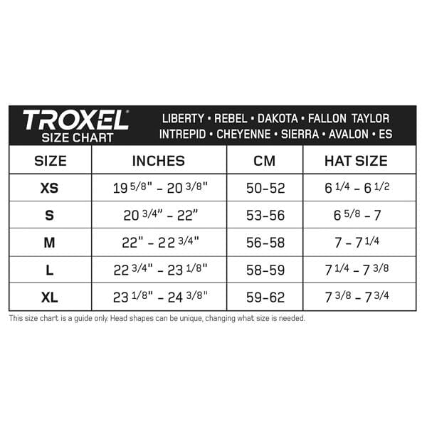 Troxel Sierra Helmet - Brown/Black Large 