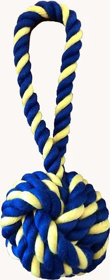 Twisted Chews, Mini Braided Monkey Fist Rope -   