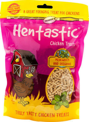 Hentastic Dried Mealworm and Oregano, 16 oz -   