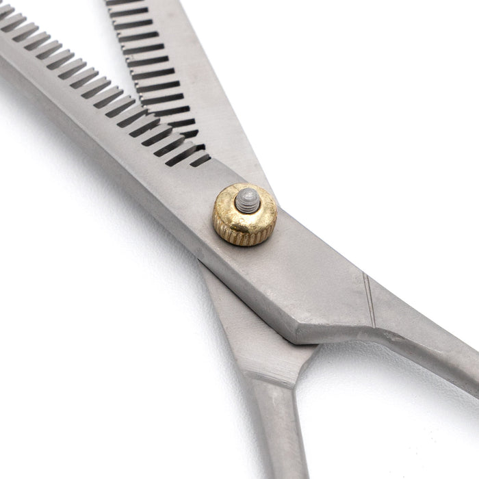 Tijeras para adelgazar el pelaje de mascotas Jeffers, 7" de largo