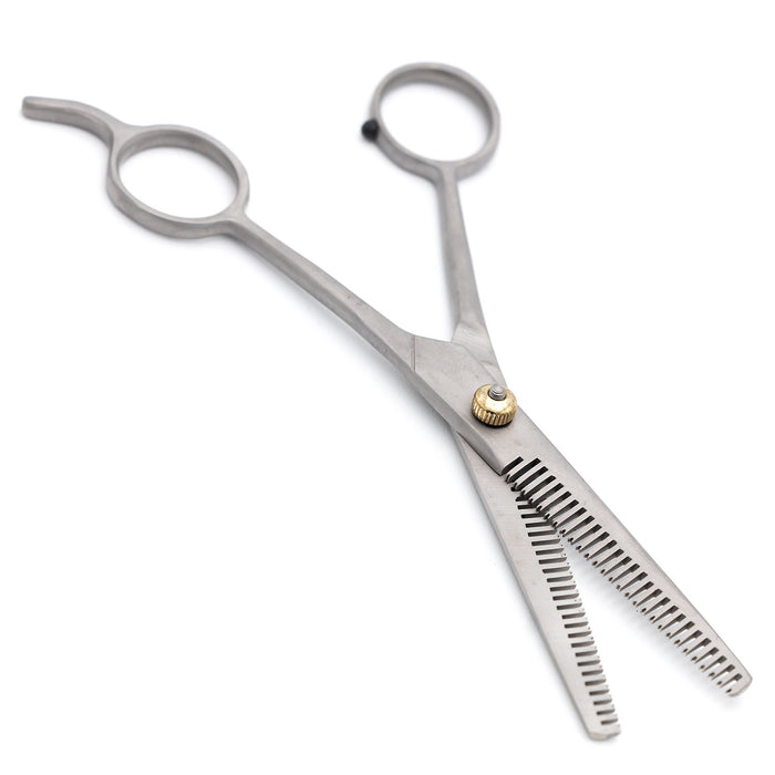 Tijeras para adelgazar el pelaje de mascotas Jeffers, 7" de largo