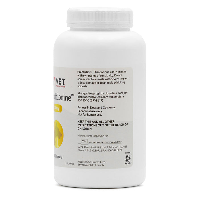 DL Methionine Tablets Urinary pH Support for Dogs & Cats