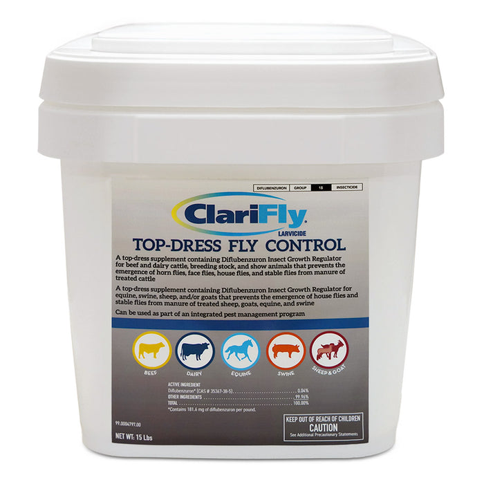 ClariFly Larvicide Top-Dress Fly Control, 15 lbs