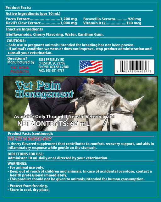 Vet Pain Management -   