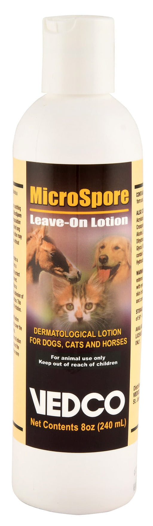 MicroSpore Leave-On Dermatological Lotion for Dogs, Cats, & Horses -   