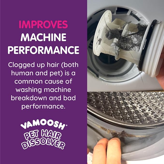 Vamoosh Pet Hair Dissolver for Laundry, Dog & Cat Hair