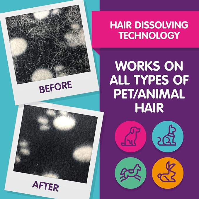 Vamoosh Pet Hair Dissolver for Laundry, Dog & Cat Hair