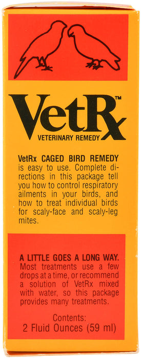 VetRx Caged Bird Remedy, 2 oz -   