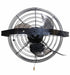 18" 1800 cfm High Velocity 3-Speed Wall Mount Fan -   