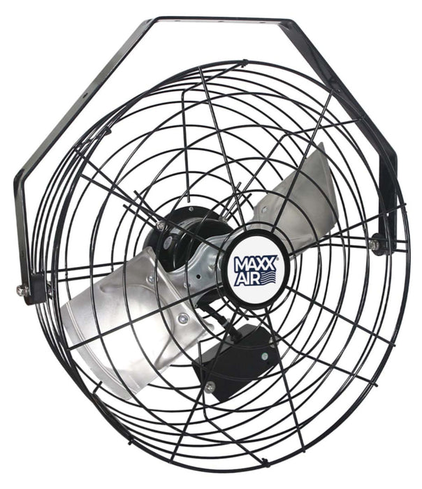 18" 3300 cfm High Velocity 3-Speed Wall Mount Fan -   