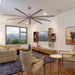 Indoor 6-Speed Ceiling Fan - 72"  