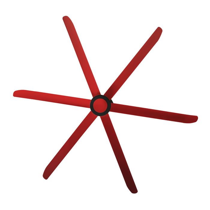 Maxx Air Indoor 6-Speed HVLS Ceiling Fan - Red  