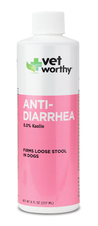 Vet Worthy Anti-Diarrhea Liquid Dogs, 8 oz -   