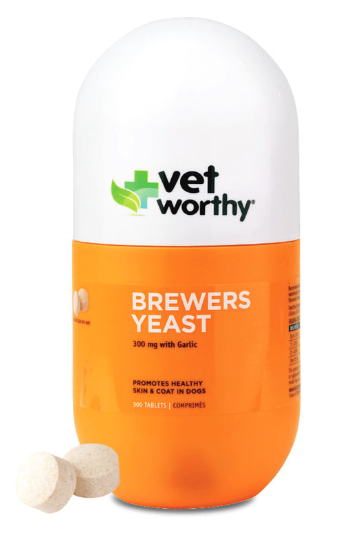 Vet Worthy Brewers Yeast Tablet, 300 ct -   