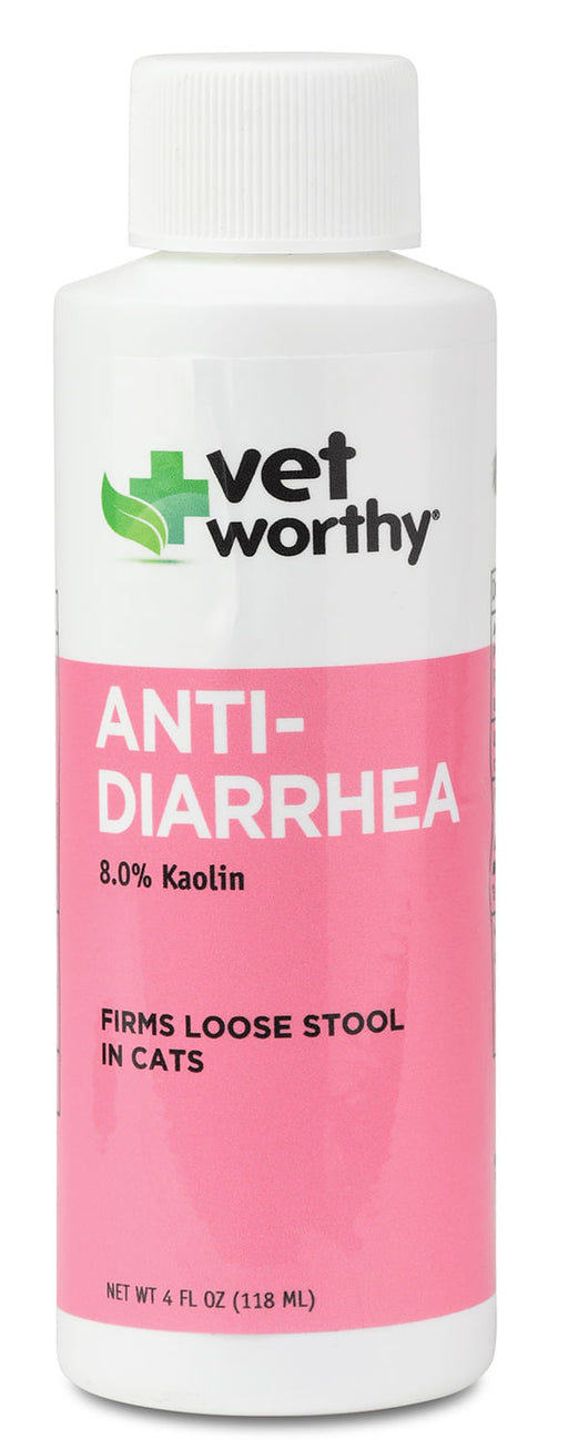 Vet Worthy Anti-Diarrhea for Cats, 4 oz -   