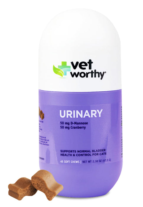 Vet Worthy Urinary Aid Soft Chews for Cats, 45 ct -   