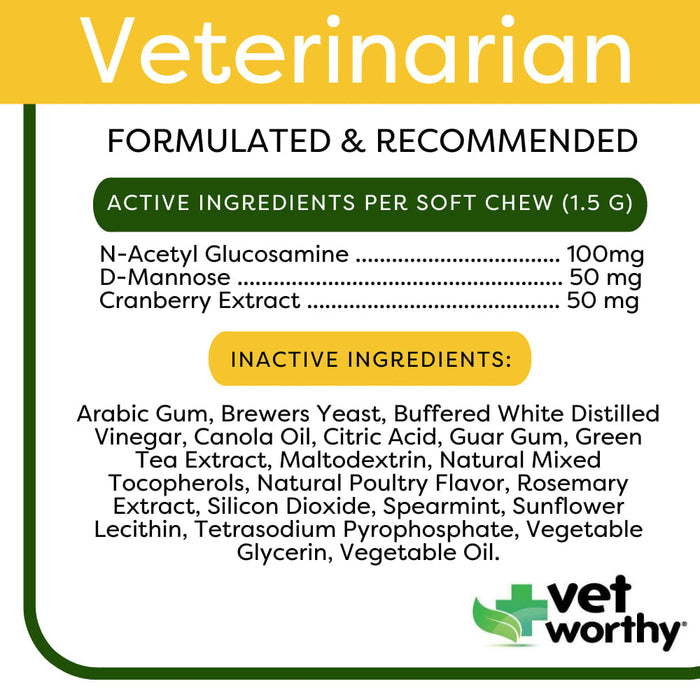 Vet Worthy Urinary Aid Soft Chews for Cats, 45 ct -   