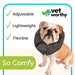 Vet Worthy Inflatable Collar, Black - Vet Worthy Inflatable Collar, Black, XS, up to 6"  