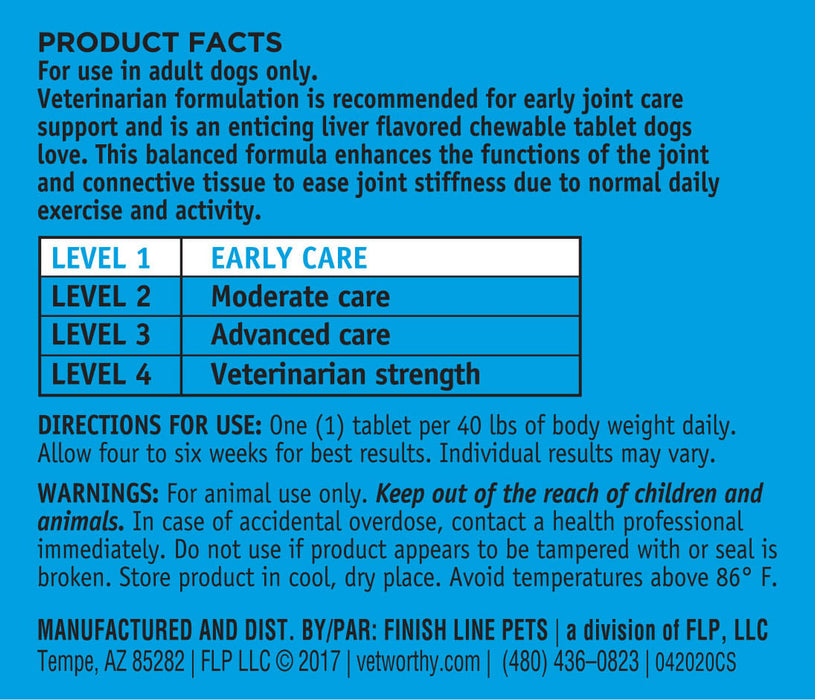 Vet Worthy Level 1 Chewable Joint Support - Vet Worthy Level 1 Chewable Joint Support, 90 ct  