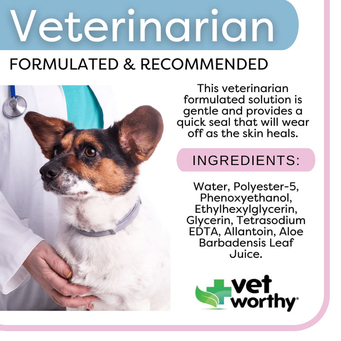 Vet Worthy Liquid Bandage, 4 oz -   