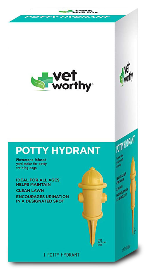 Vet Worthy Potty Hydrant Scented Potty Training Aid -   