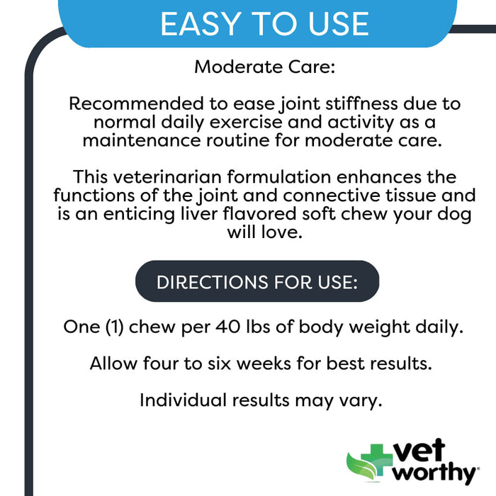 Vet Worthy Soft Chew Joint Support, 30 ct - Vet Worthy Level 2 Soft Chew Joint Support, 30 ct  