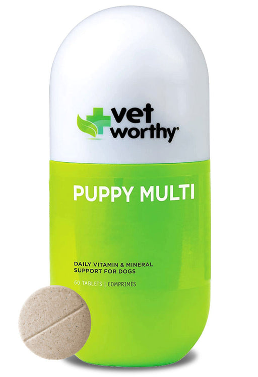 Vet Worthy Multi Vitamin, 60 ct - Vet Worthy Puppy, Multi Vitamin, 60 ct  