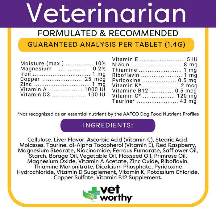 Vet Worthy Multi Vitamin, 60 ct - Vet Worthy Puppy, Multi Vitamin, 60 ct  