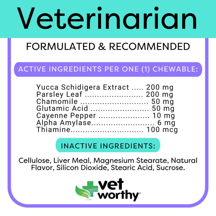 Vet Worthy Stop Stool Ingestion Chewables for Dogs, Liver - Vet Worthy Stop Stool Ingestion Chewables for Dogs, Liver Flavored/120 ct  