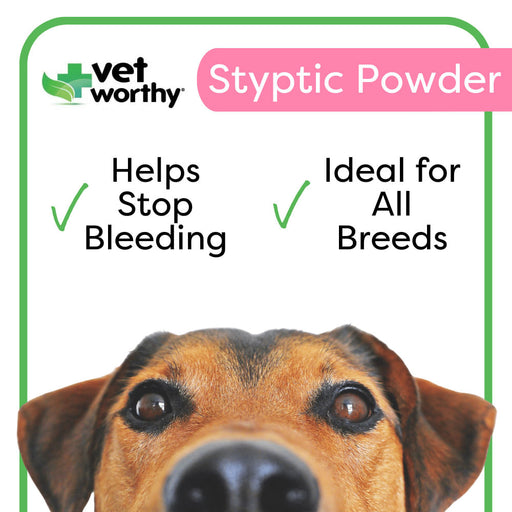 Vet Worthy Styptic Powder for Dogs, 0.5 oz -   