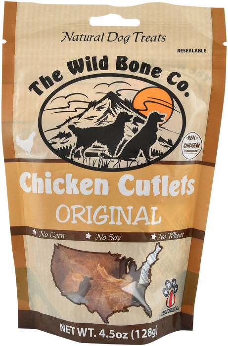 4.5 oz Original Chicken Cutlets Dog Treats -   