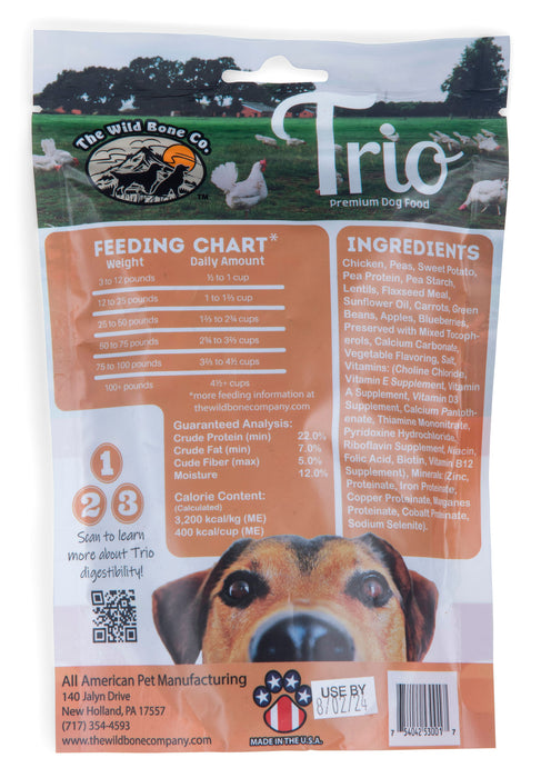 Trio Premium Dog Food, Chicken, 8 oz -   