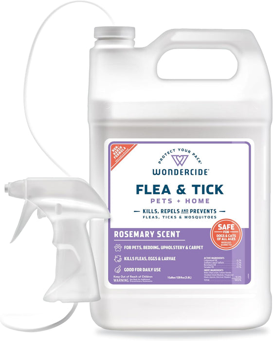 Wondercide Flea, Tick & Mosquito Control Spray for Pets + Home - 128 oz.Rosemary