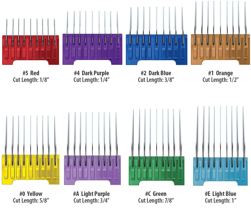 Stainless Steel Attachment Comb Set -   