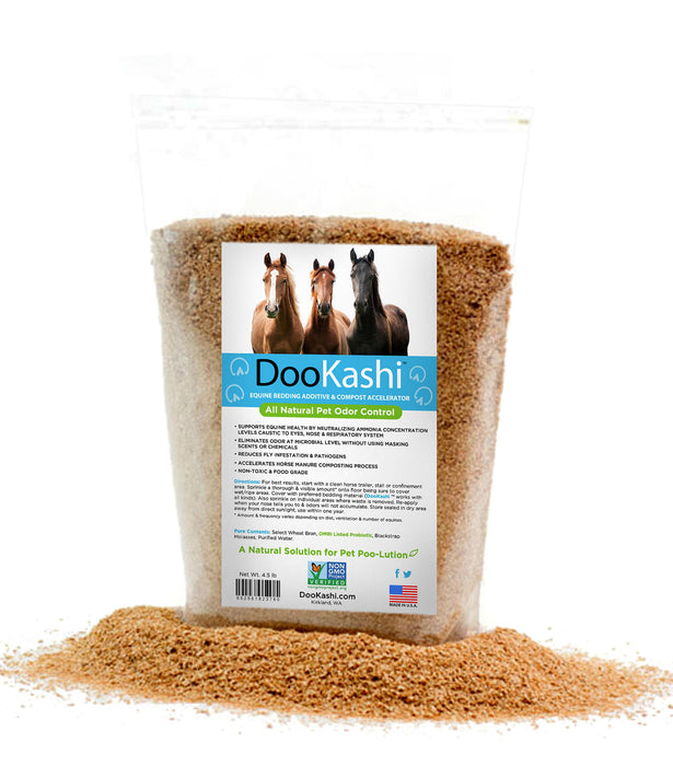 DooKashi Equine Bedding Additive & Compost Accelerator - 2 lb DooKashi For The Stable  