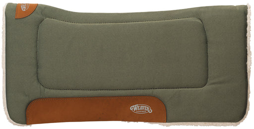 Weaver Contoured Cordura Saddle Pad, 32" x 32" - Olive  