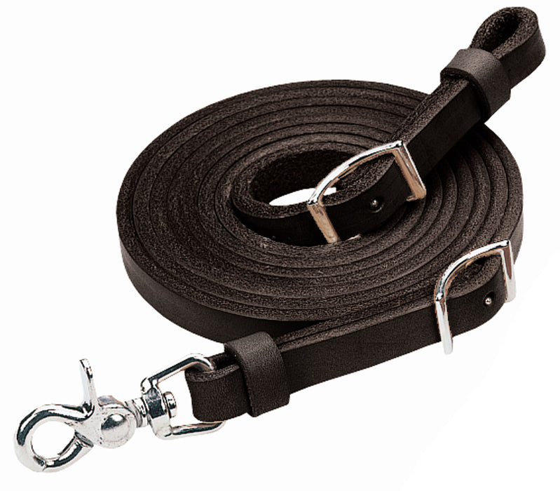 Black Latigo Roper Rein -   