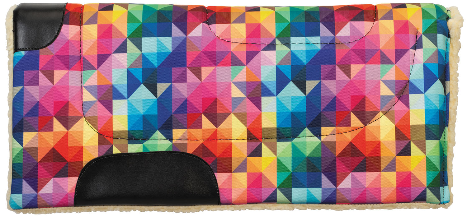 Weaver Kaleidoscope Saddle Pad - Weaver Kaleidoscope Saddle Pad, 23" x 23"  