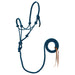 Weaver Poly Rope Halter w/Lead Color Blue & Black