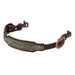 Weaver Turquoise Croc Breast Collar Wither Strap Color Brown