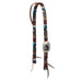 Weaver Patterned Nylon Split Ear Headstall Color Bucking Bronco