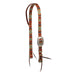 Weaver Patterned Nylon Split Ear Headstall Color Lost Creek