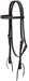 Weaver Brahma Webb Trail Gear Browband Headstall, Regular - Black  